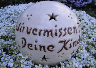 Grabampe "von deinen Kindern"