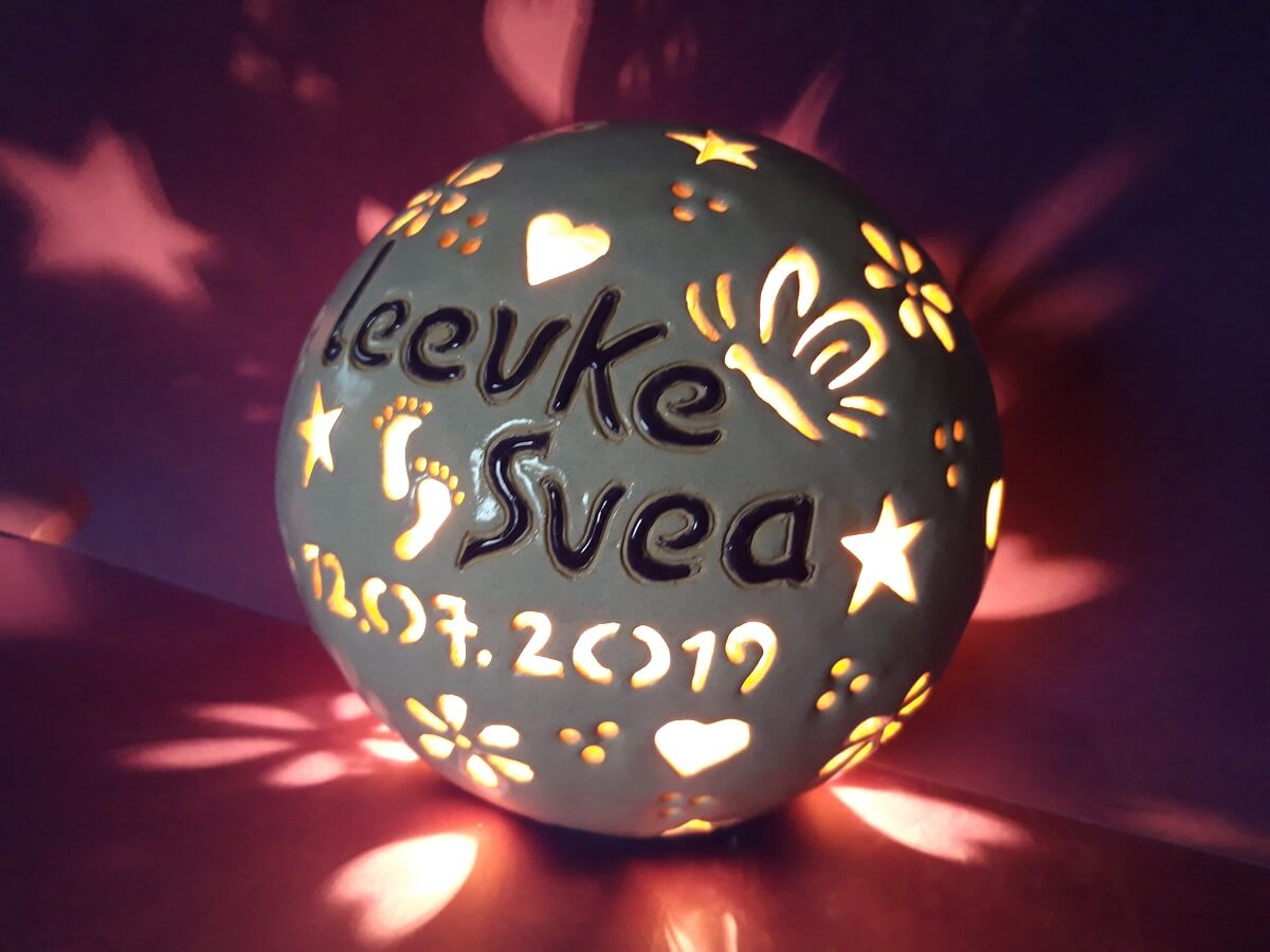 Sternenkind_Leevke_Svea Leuchte mit Gravur für ein Sternenkind