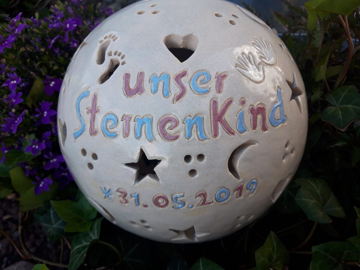 Sternenkind_Unser_Sternenkind Leuchte mit Gravur für ein Sternenkind