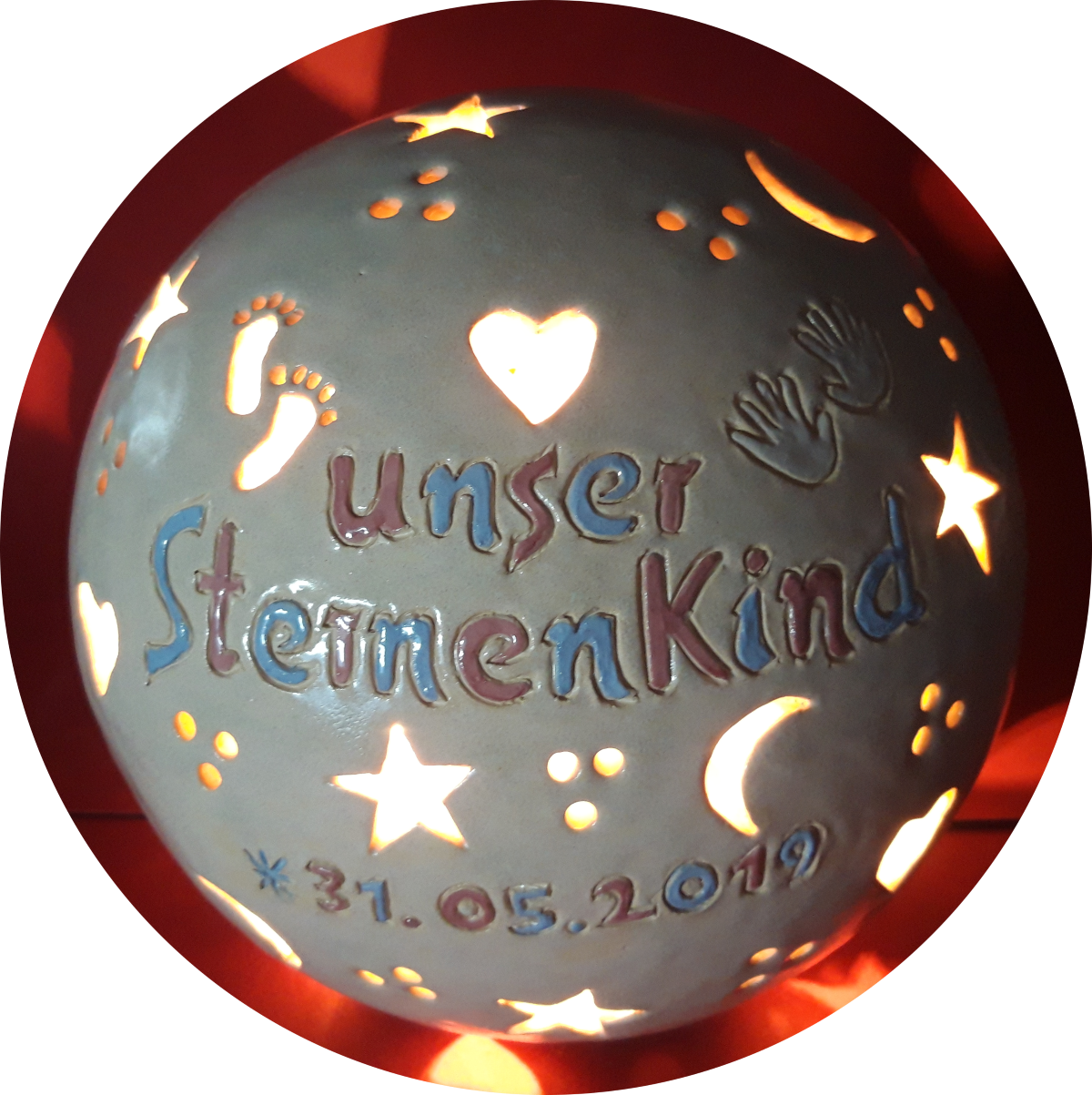 Sternenkinder_Startbild_klein Gedenklampe für Sternenkinder handgefertigt aus Ton